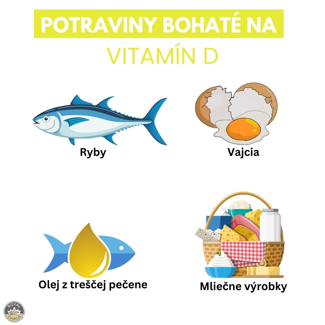 Potraviny bohaté na vitamín D